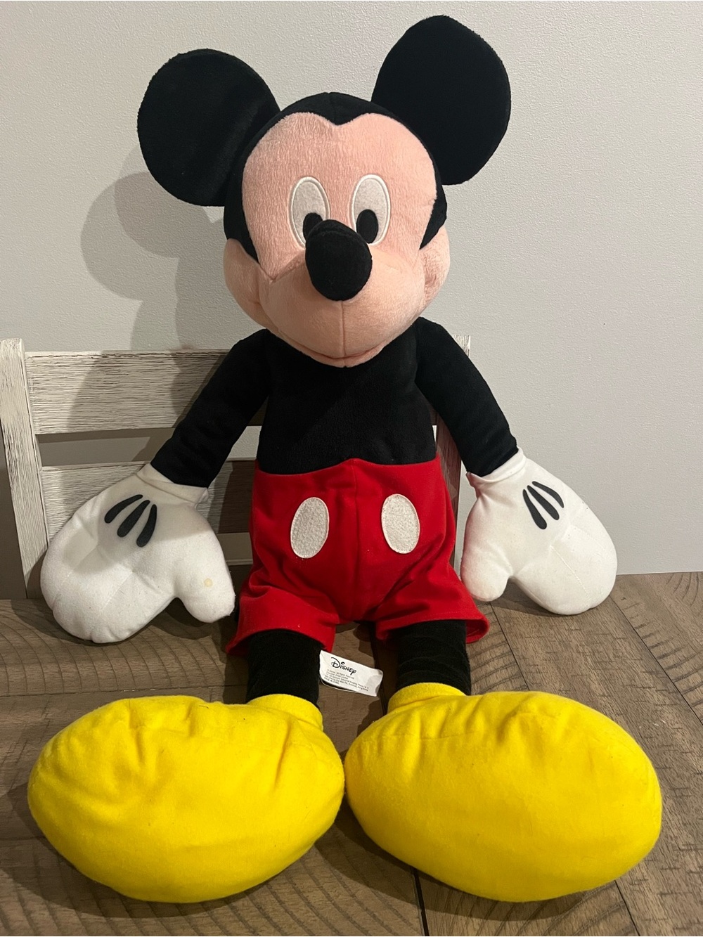 Disney Official Mickey Mouse 30” Plush Toy Doll Authentic Stuffed Vintage NICE